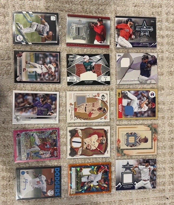 MLB Patch, Auto, Numbered Lot