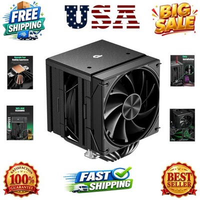 CPU Cooler Air, Dual Tower CPU Cooler with 120mm PWM Fan,6 Heat Pipes CPU Air...