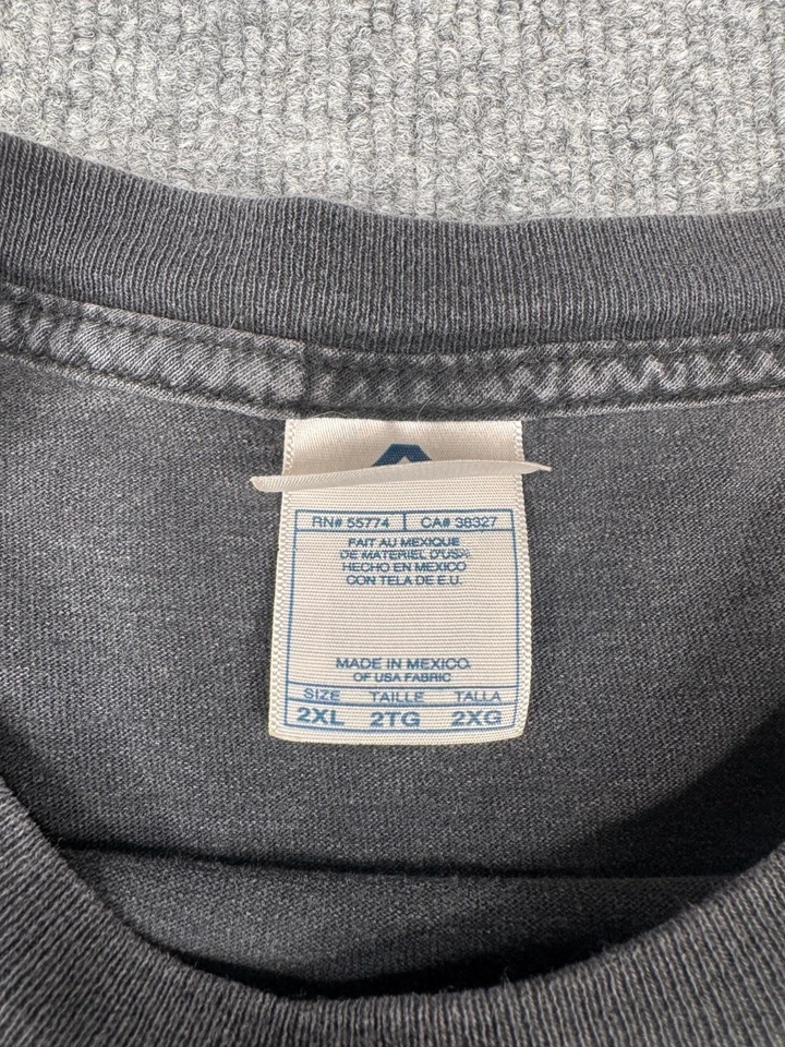 Vintage Pink Floyd Dark Side of the Moon T-Shirt 2XL – Alstyle Mexico Black - Image 3 of 4