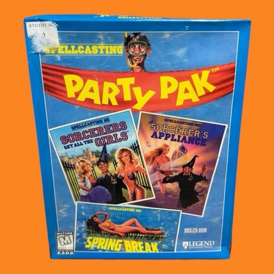 Spellcasting Party Pak Big Box PC MS-DOS 101 201 301 Sorcerers Spring Break