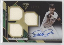 2016 Triple Threads Rookies and Future Phenoms Emerald 4/50 Joe Panik Auto 0q3