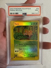 2003 Pokemon - Paras Reverse Holo E Reader Aquapolis 99/147 - PSA 9 Mint! WOTC on eBay