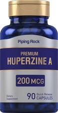 Piping Rock Huperzine A Supplement | 200mcg | 90 Capsules 90 Count (Pack of 1)
