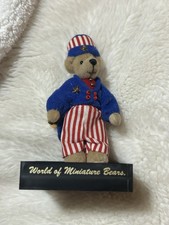 World of Miniature Bears Uncle Sam Sherri Dodson