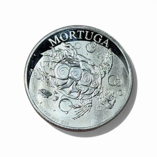 New ListingZOMBUCKS WORLD SERIES MORTUGA - 1 OZ SILVER ROUND, FREE SHIPPING, 4/13
