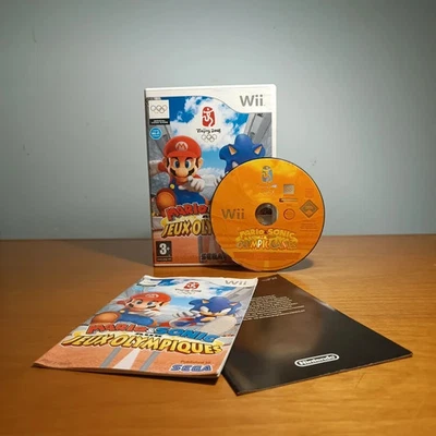 Mario & Sonic at the Olympic Games Nintendo WII PAL UKV Completo con Italiano