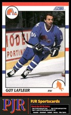Guy Lafleur 1990-91 Score American #290 Quebec Nordiques