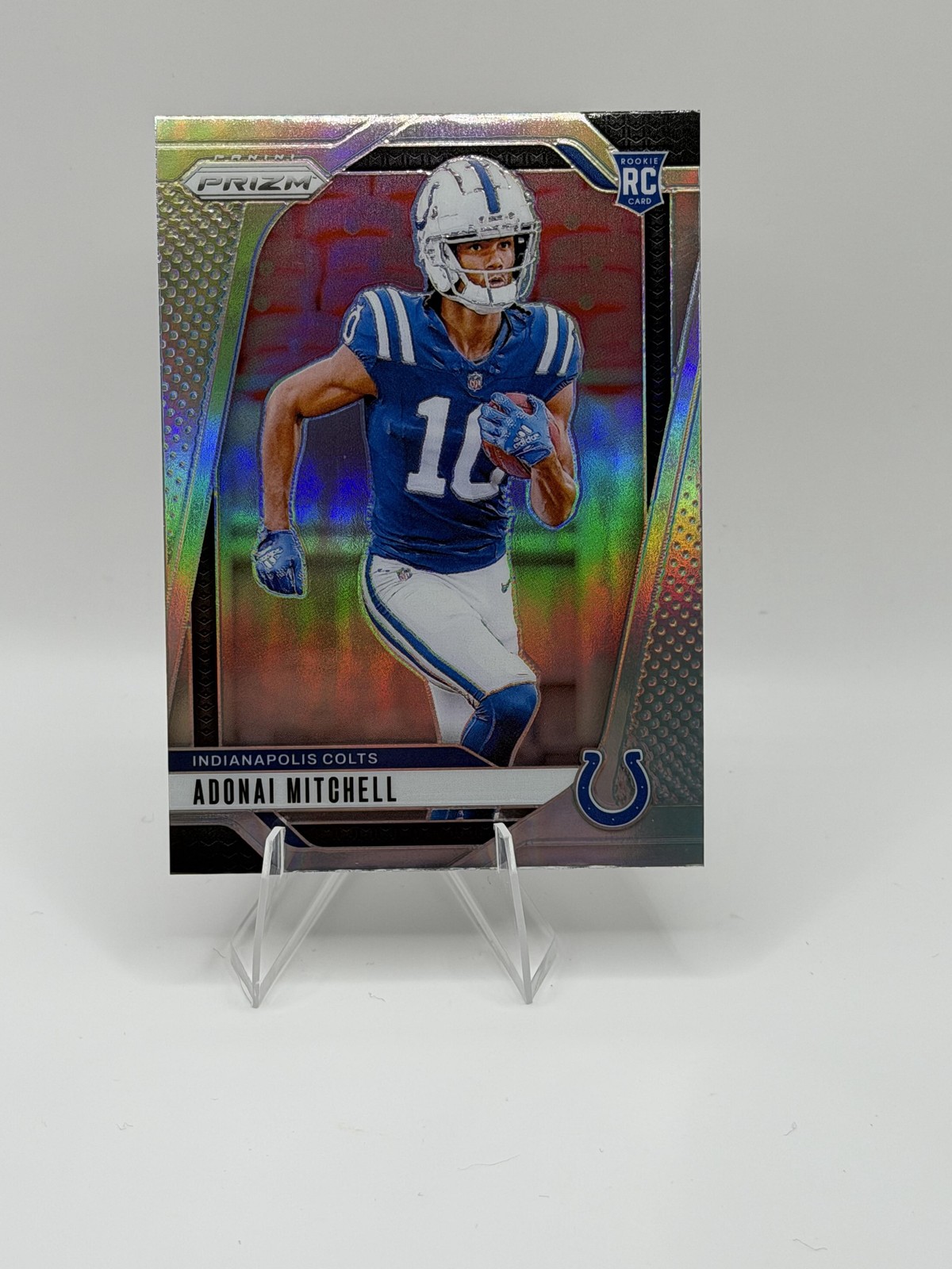 2024 Panini Prizm #303 Adonai Mitchell Silver