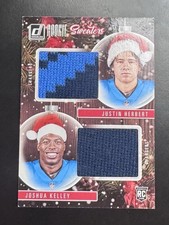 2020 Donruss Rookie Sweaters Justin Herbert Joshua Kelly Chargers Tri Color Rc 2020 Donruss Rookie Sweaters Justin Herbert Joshua Kelly Chargers Tri Color Rc
