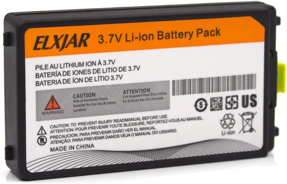 (Paquete de 2) Batería de polímero de litio de 3,7 V 2400 Mah de repuesto para Symbol Motorola MC3100 Foto 2 de 4
