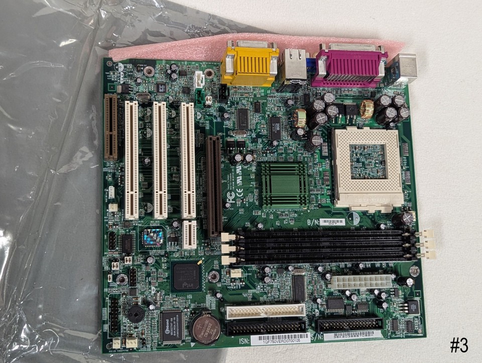 Vtg Compaq Computer ATX Motherboard ~ Socket 370 AMR, PCI, PCIE, AGP | eBay