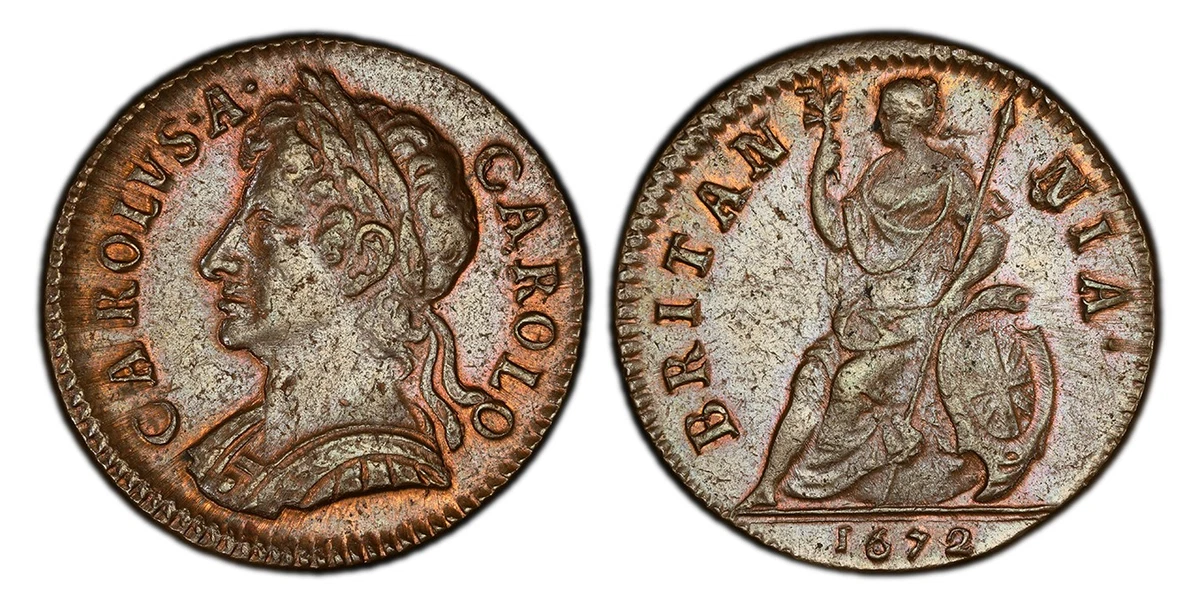 1672 年英国硬币| eBay
