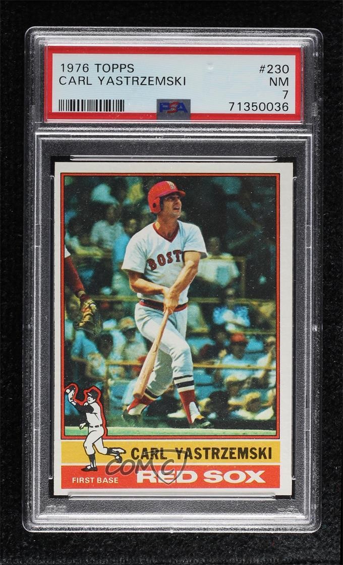 1976 Topps Carl Yastrzemski #230 PSA 7 HOF 0x5i