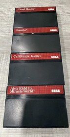 Sega Master System 3010-A With 4 Games, 2 Controllers, Light Phaser,Box TESTED