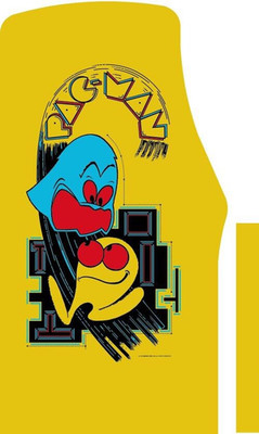 Pac Man Arcade Side Art 1 Side Only Choose - Satin Laminated High Quality