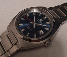 CASIO EDIFICE EFB109D-2AV QUARZO, QUADRANTE BLU SUNRAY, DATA, VETRO ZAFFIRO