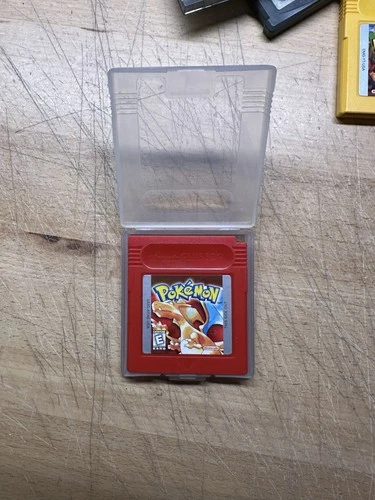 Pokemon Red Gameboy Authentic - Tested & Working- Saves- Good Battery