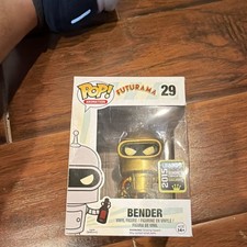 Funko Pop! Futurama Bender Gold #29 2015 Summer Convention Exclusive