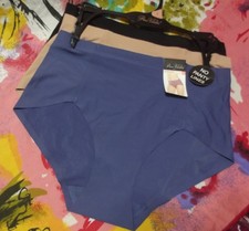 3 NEW PRIMA VALENTINA 77309 PRP NO PANTY LINES MF HI-CUT BRIEF PANTIES L