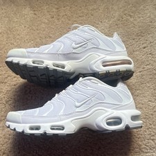 Nike Air Max Plus TN Men s White/Gray Low Top...
