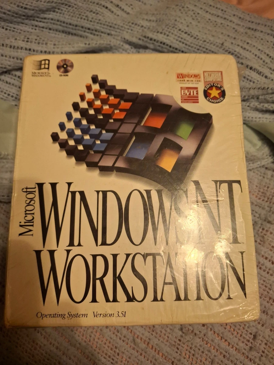 Microsoft Windows NT Operating Systems Software CDs - English