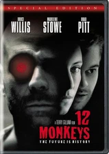 12 Monkeys DVD Bruce Willis NEW