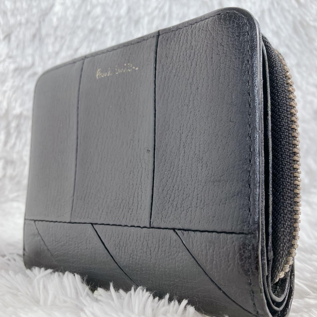 Paul Smith Angle Stripe Patchwork Leather Wallet … - image 1