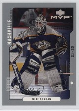 2000-01 Upper Deck MVP First Star 21/25 Mike Dunham #101 4kx