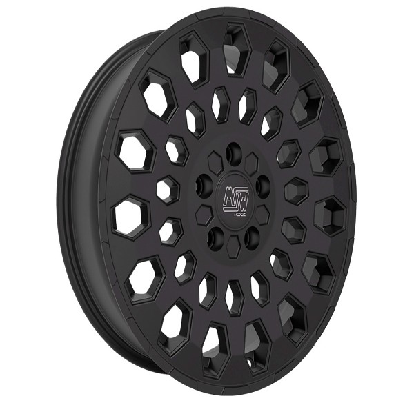 4x Alufelgen MSW 99 MATT BLACK 8x17 ET45 LK5 120 17 Zoll Felgen Alu