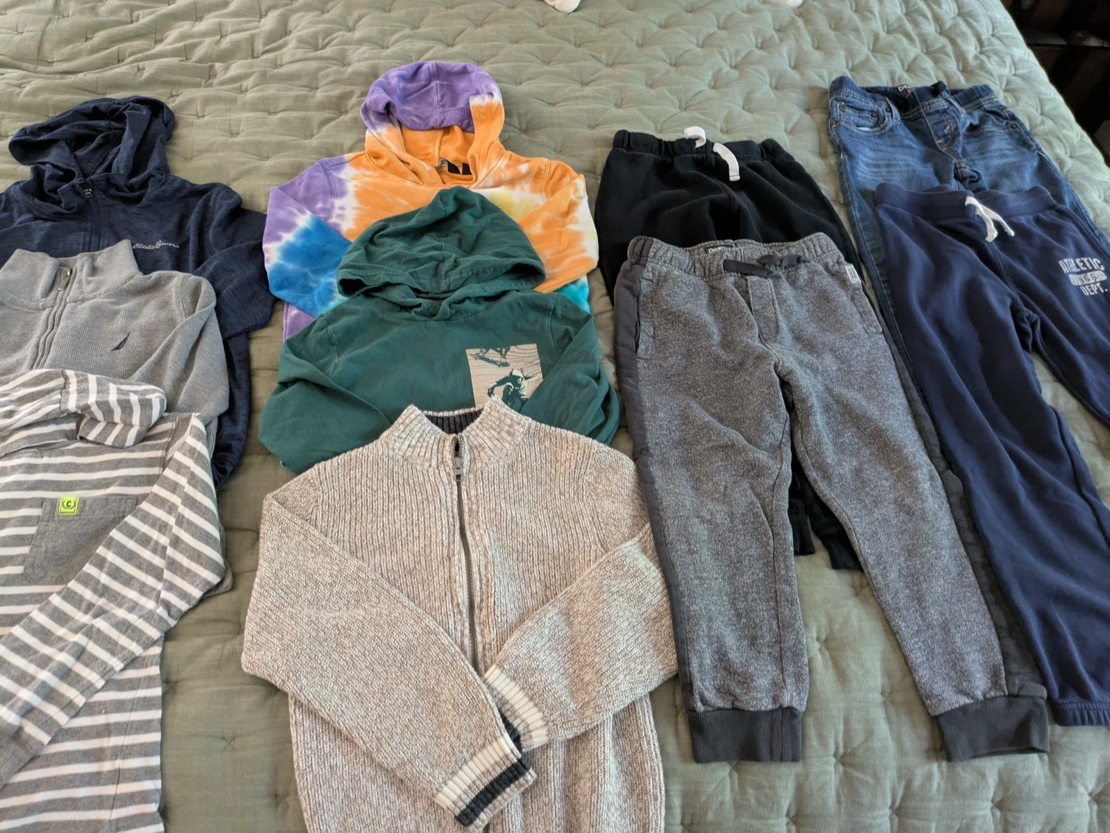 Lot Of 10 Boys Fall Clothes Size 7 Levis Lands End Eddie Bauer Carters Oshkosh