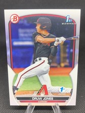 2023 Bowman 1st Edition - Druw Jones #BPPF-25 Sky Blue Foil (RC)