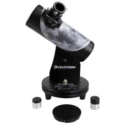 Celestron Lunar Telescope with Custom Moon Map//
