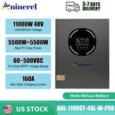 11KW 48V Hybrid Solar Inverter On-Grid Off-Grid 2 MPPT 160A Charger Controller