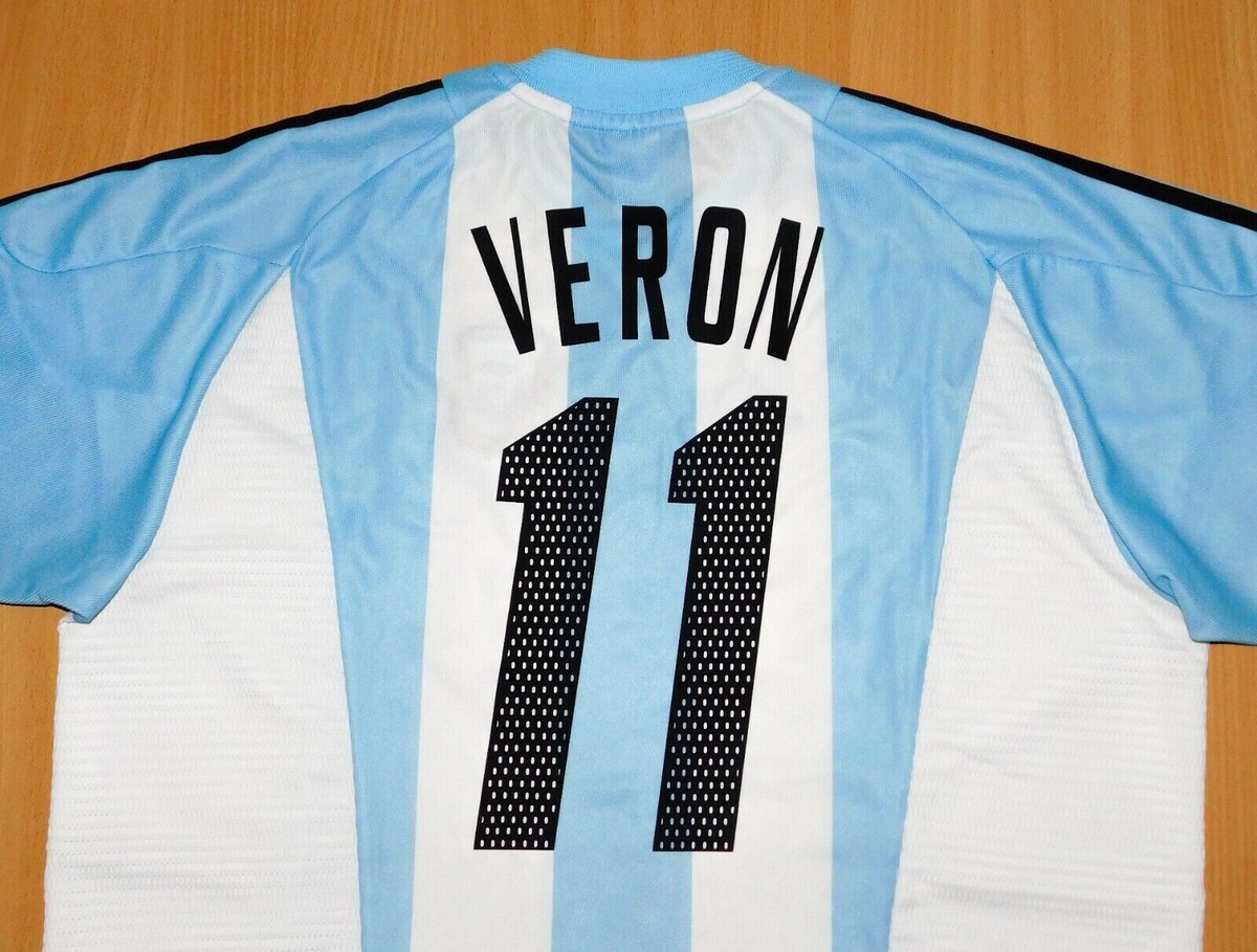Argentina VERON 2002 shirt XL jersey camiseta football 02 euro