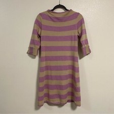 Diane von Furstenburg Dress Women’s Size 6 Pink/Beige Stripe wool sweater dress