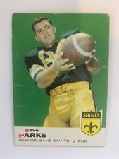 1969 Topps #127 Dave Parks New Orleans  Saints