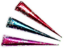 3 Pack Natural Herbal Henna Cones Temporary Tattoo Body Art NO CHEMICALS 25g