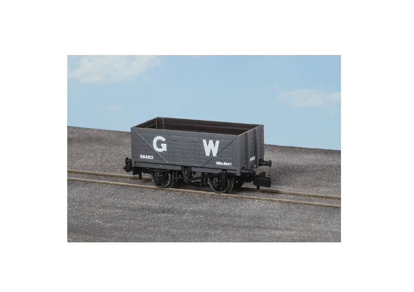 Peco NR-7000W N Gauge 7 Plank Open Wagon GW Grey