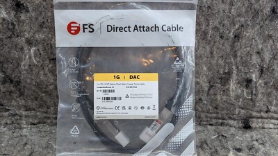 FS 2m (7ft) 1G SFP Passive Direct Attach Copper Twinax Cable for FS Switches