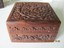 thumbnail 8 - ANTIQUE ASIAN CARVED WOODEN BOXES (2)