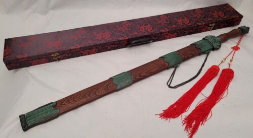 Ornamental Stainless Steel Sword With Box - Jian Sheng - China- 36.5"