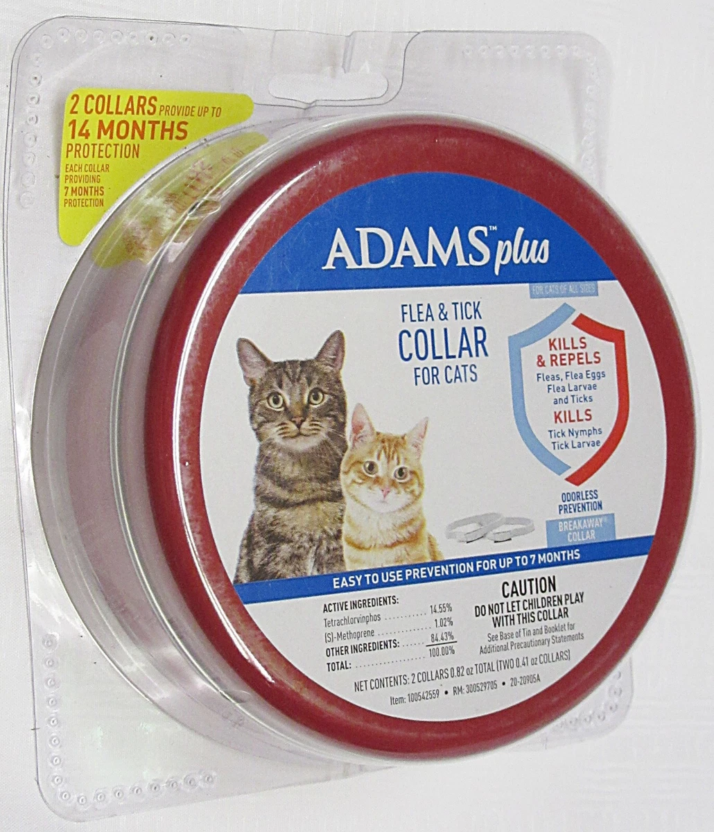 Adams plus flea collar for cats discount