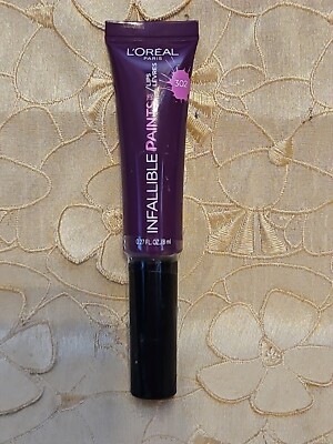 2-L'Oreal Paris-Infallible Paints-Lip Color-# 302 VIOLET TWIST-NEW/SEALED!