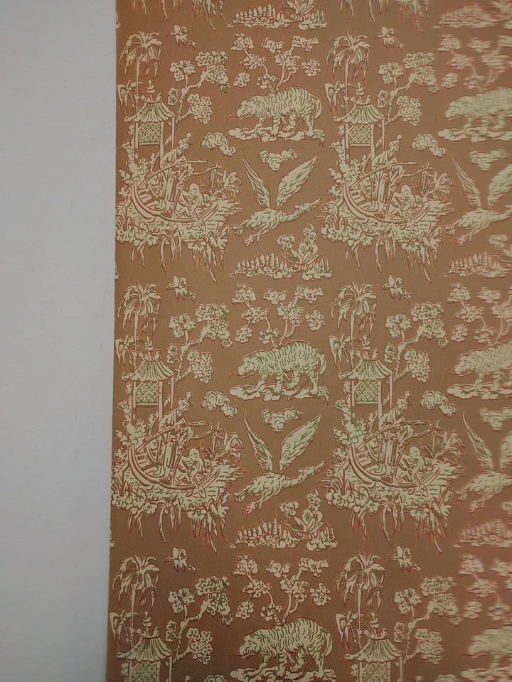 Papel pintado vintage Chinoiserie Oriental Café por Motif Foto 3 de 4