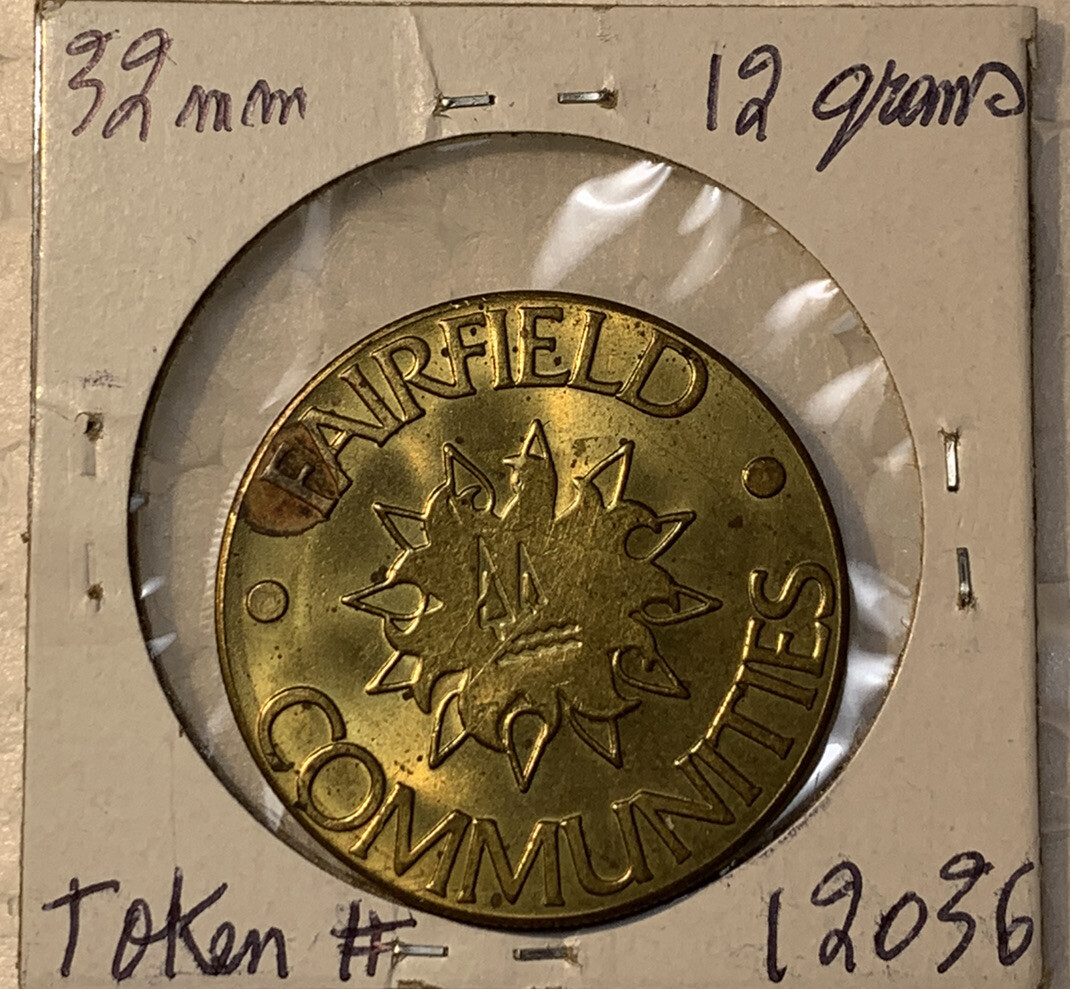 1982 World's Fair Knoxville Tennessee Fairfield Communities Medal