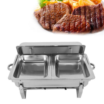 Speisewärmer Chafing Dish Wärmebehälter Buffet Catering Party KTV Edelstahl