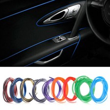 5m Multicolor DIY Car Interior Dashboard Decor Moulding Trim Strip Line Decor
