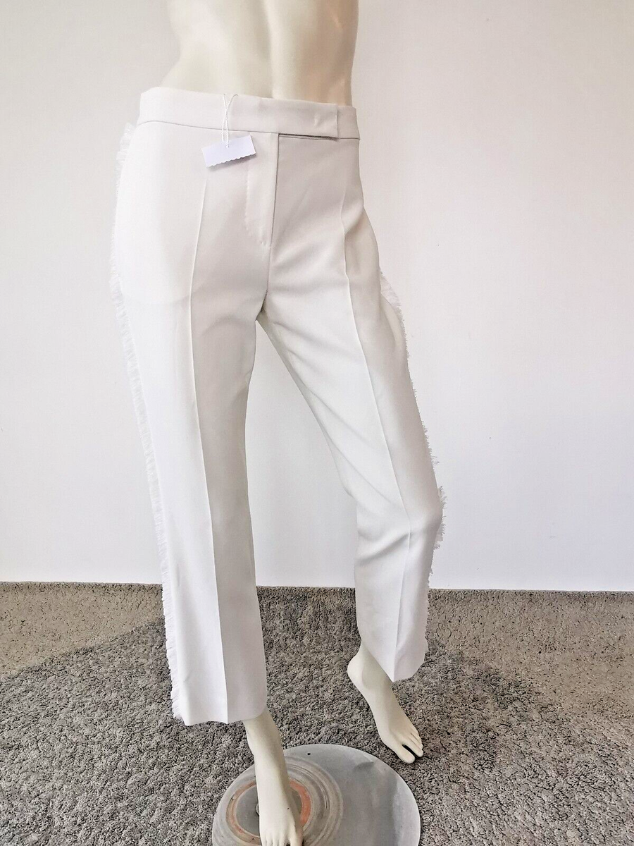 max mara cigarette trousers RRP€399🌟 MAX MARA Cady cigarette Trousers USA12_ IT46_ DE42_ UK14_ FR44