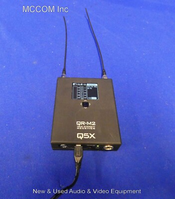 Quantum Q5X QR-M2 True Diversity Receiver Freq 575-600MHz w/ 2 Antennas