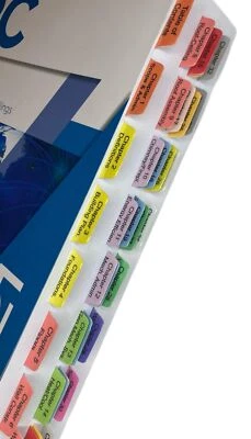 BOVA BOOKS Book Tabs for The International Residential Code 2021. Laminated, Color-Coded...